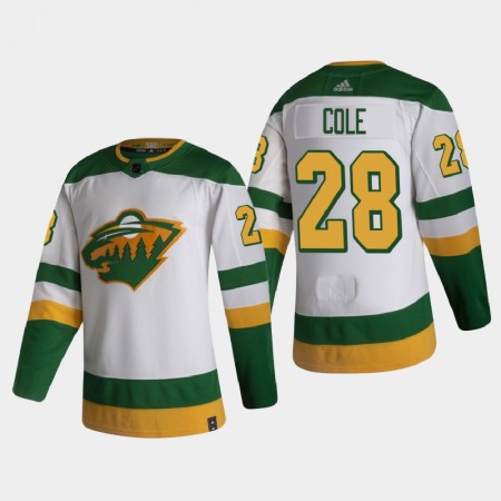Herren Eishockey Minnesota Wild Trikot Ian Cole 28 2020-21 Reverse Retro Authentic